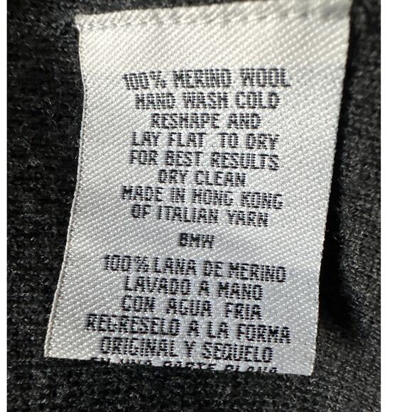 Eileen Fisher 100% Merino Wool Italian‎ Yarn Cardigan Medium AS IS - Picture 6 of 7